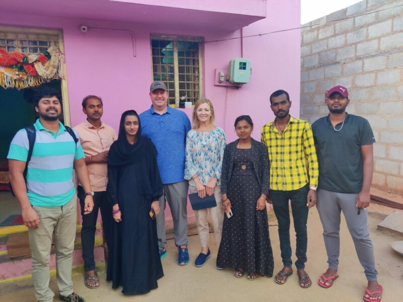 To help conduct the pilot, six enumerators joined us in this study: (from left to right) Manjunath C., Sumera S., Meghashree T.V., Srinivasa N., Rajesh N., and Banu Prakash N.T. (not in picture). 