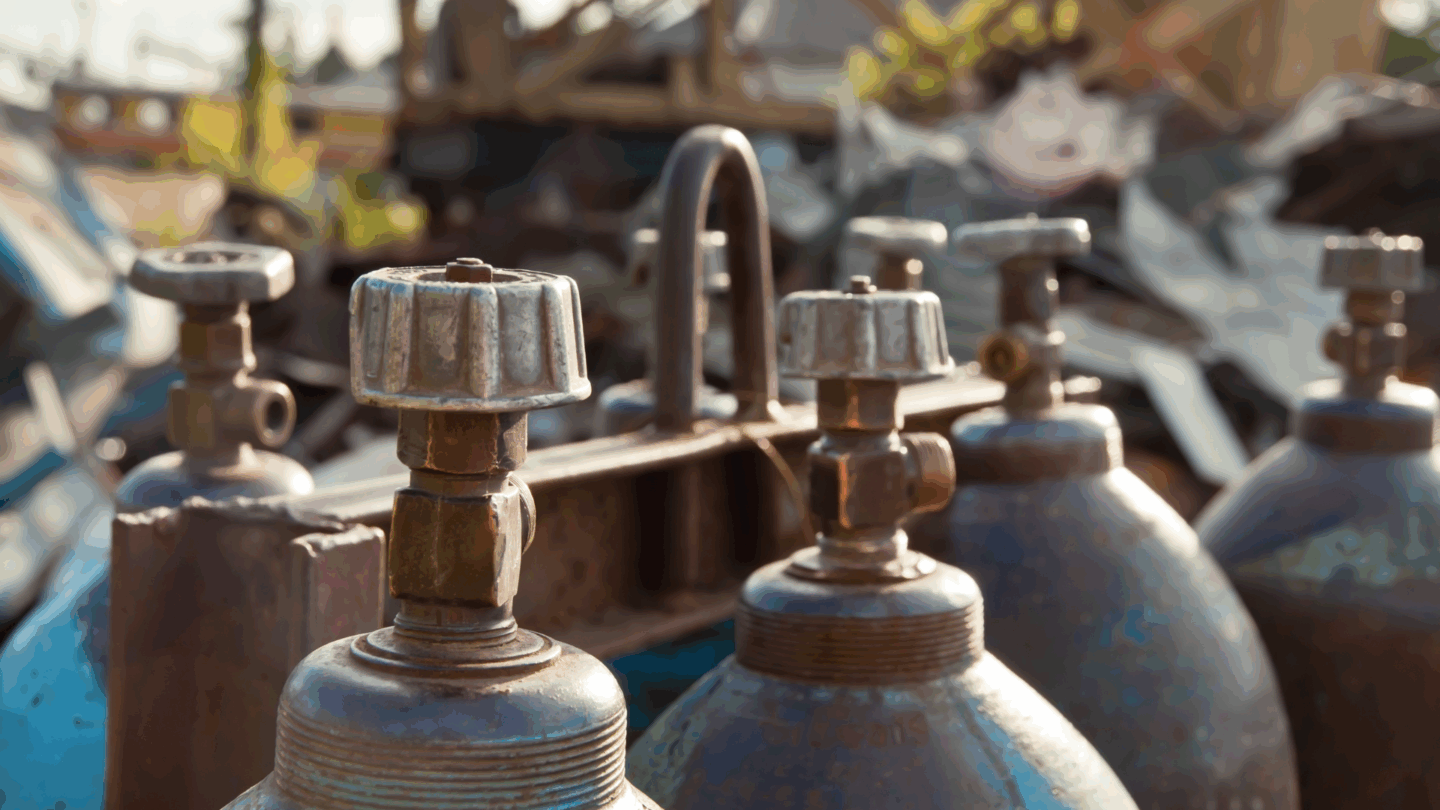 Oxygen cylinders