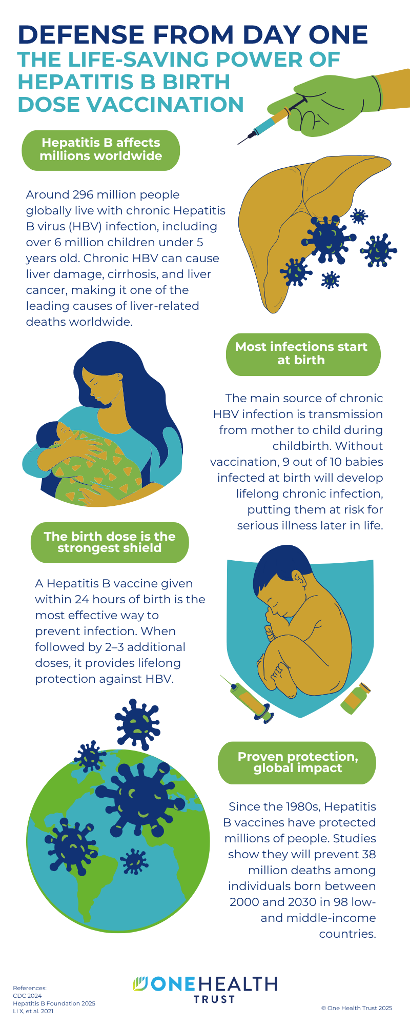Hepatitis B Vaccine Infographic