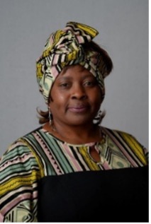 Women in head wrap, Doreen Kaura