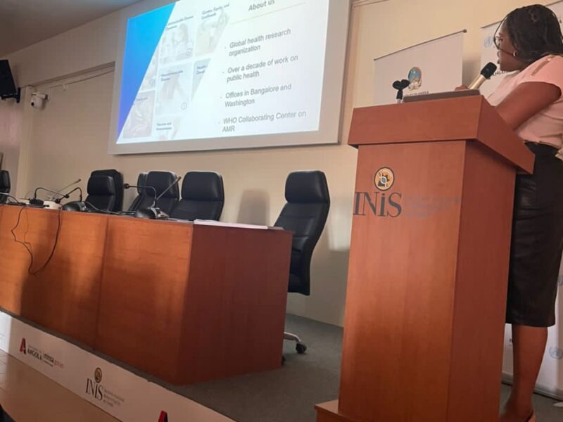 Oluoma presenting on the situational analysis processes and tools