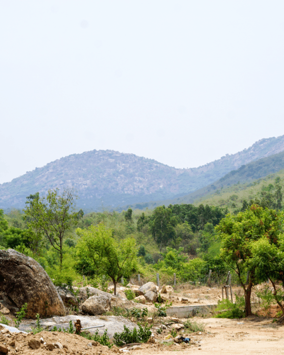 Skandagiri hill view from Nimai Valley