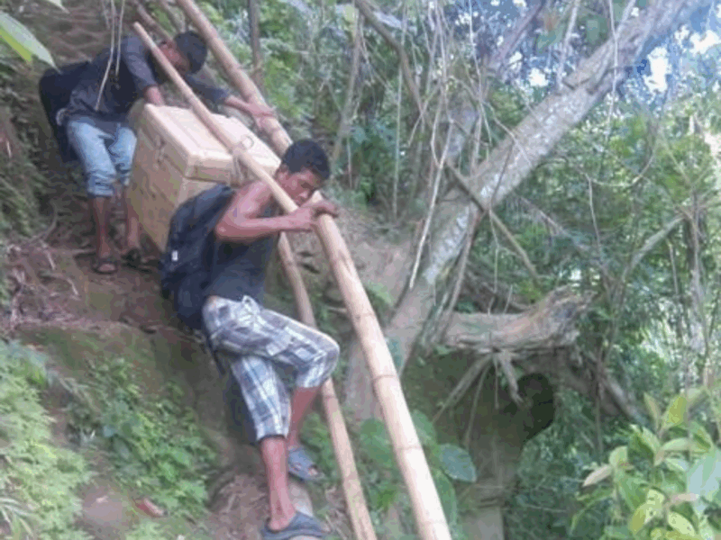 Delivering vaccines in remote Bangladesh