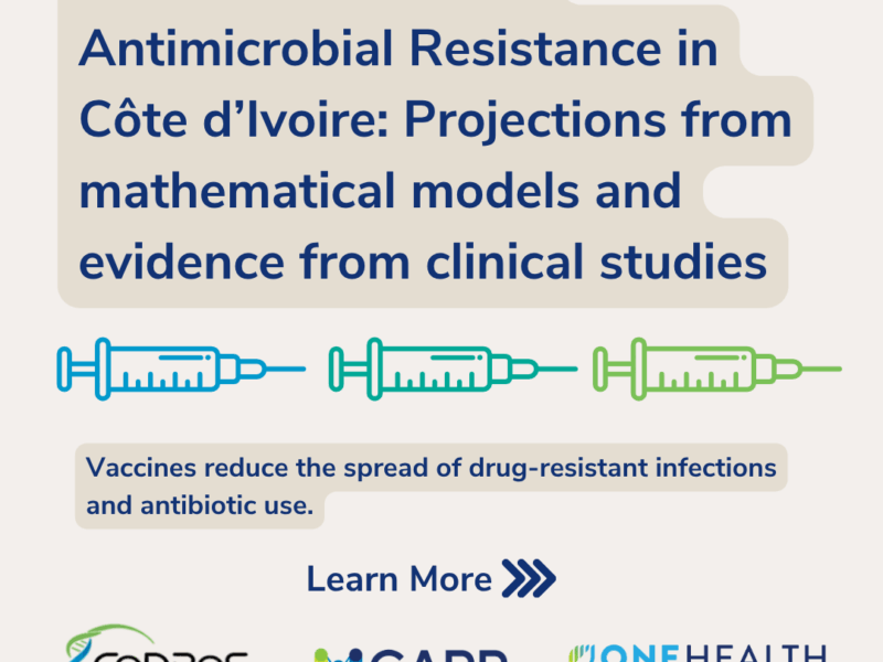 Vaccines to Control Antimicrobial Resistance in Côte d’Ivoire: Projections from mathematical models and evidence from clinical studies